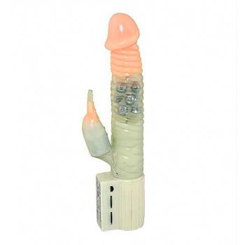 Vibrador Rotativo com Pérolas Dolphin 18X3,5cm Sexy Fantasy